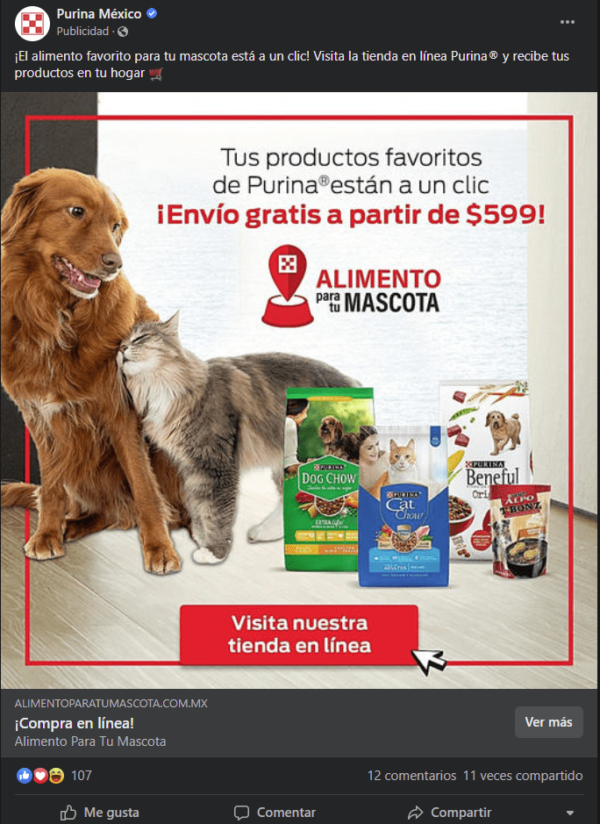 Campaña con Instagram y facebook ads